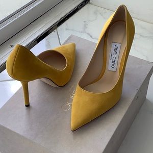 Jimmy Choo suede heels